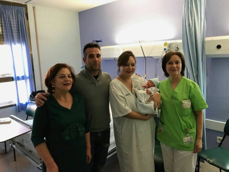 Aarón, nacido en Hellín, primer niño del año 2018 en Castilla-La Mancha