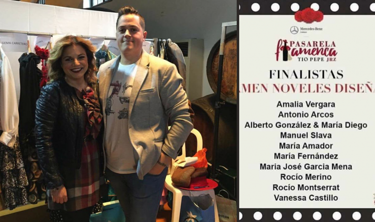 La hellinera Rosa María Diego finalista en el Certamen Nacional de Moda Flamenca