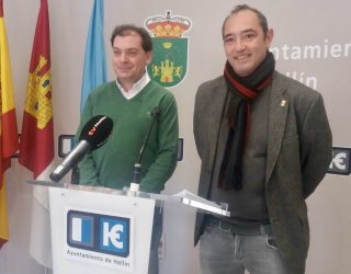Los portavoces municipales del PSOE e IU defienden el proyecto de suministro  de luminarias LED para el alumbrado público