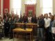 Visita al Ayuntamiento de alumnos del IES Melchor de Macanaz y de la ciudad italiana de Villacidro (Cerdeña)
