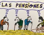 Viñeta El Faro de Hellín, Las pensiones