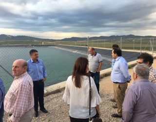 Francisco Núñez y Manuel Serena defienden las políticas del agua del PP en el Rincón del Moro