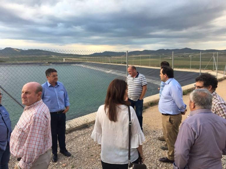Francisco Núñez y Manuel Serena defienden las políticas del agua del PP en el Rincón del Moro