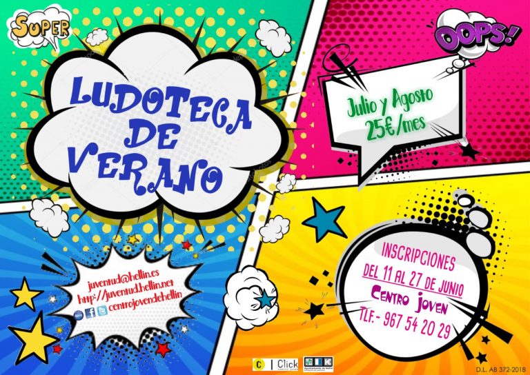 Abierta la inscripción para la Ludoteca de Verano
