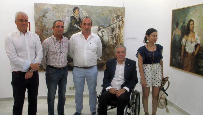 Inaugurada en el Museo Comarcal la exposición del pintor José Ángel Ramírez