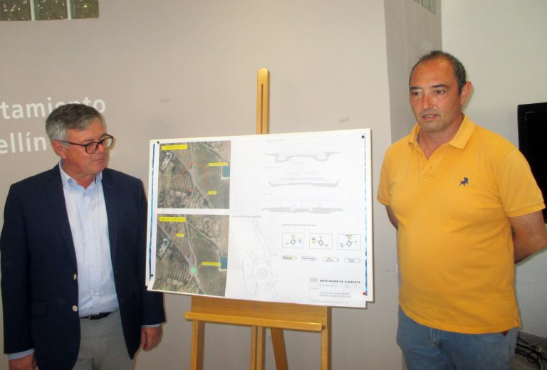 Se inician las obras para la construcción de una nueva rotonda en la carretera provincial AB-404