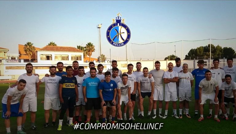 Primer partido amistoso del Hellín CF con victoria ante el juvenil del Albacete