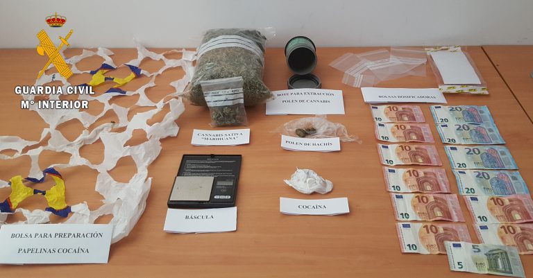 Detenido un vecino de Yeste por un delito contra la salud pública