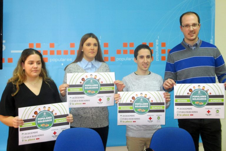 De nuevo NN GG pone en marcha su campaña “Populares Solidarios” de recogida de alimentos
