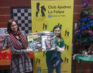María Victoria Roldán ganadora del torneo de ajedrez de La Felipa
