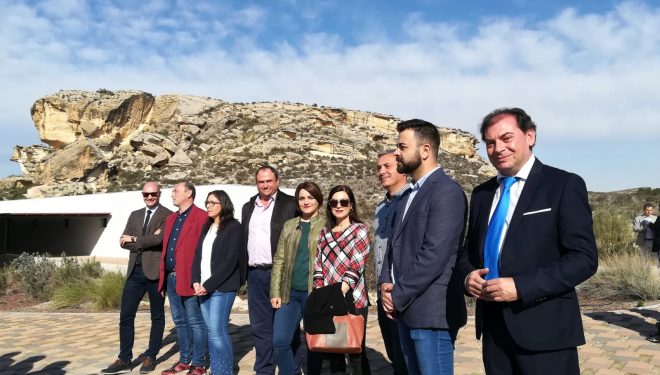 García-Page inauguró las instalaciones del Parque Arqueológico del Tolmo de Minateda