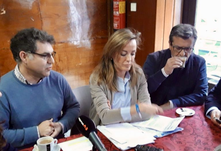 La parada del tren híbrido primera polémica de la campaña electoral