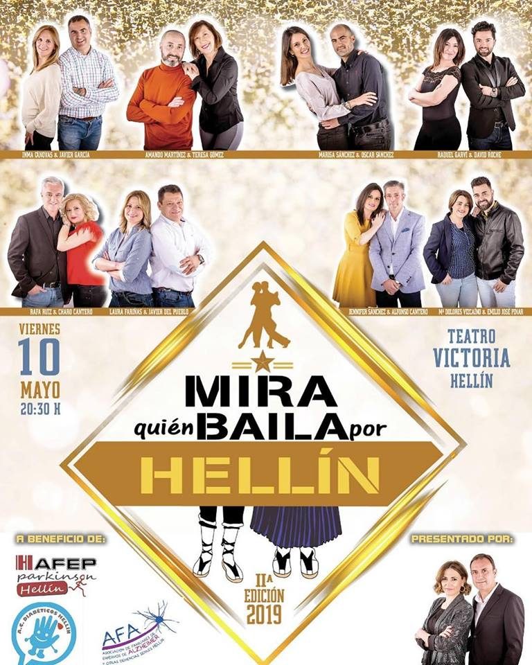 Presentación  de la gala “Mira quién baila por Hellín”, el día 10 de mayo en el Teatro Victoria