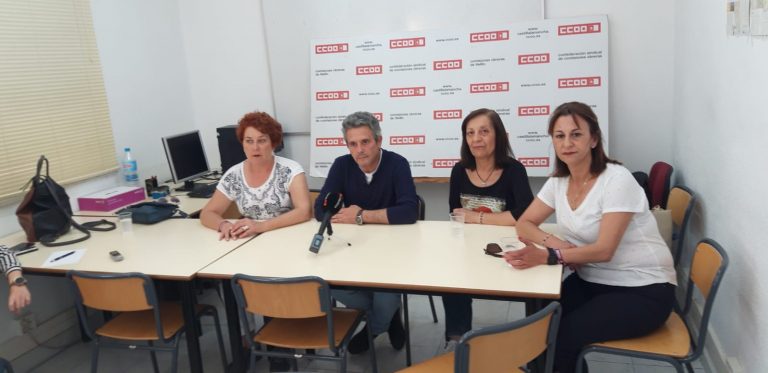 CC.OO convoca una huelga de limpiadoras de los centros de salud del GAI de Hellín