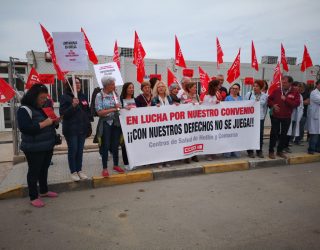 Sexto y último día de la huelga de la limpieza de los centros de salud de Hellín