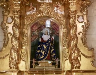 Restaurado el retablo de la imagen de Nuestra Señora de los Dolores