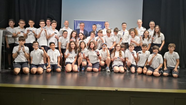 173 alumnos de 6º curso de Primaria recibieron el carnet de Ciberexpertos