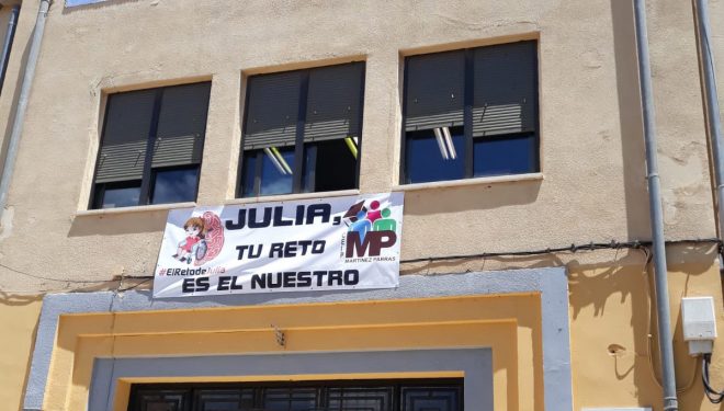 El Colegio Martínez Parras se vuelca con su alumna Julia García Díaz