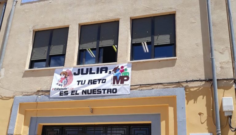 El Colegio Martínez Parras se vuelca con su alumna Julia García Díaz