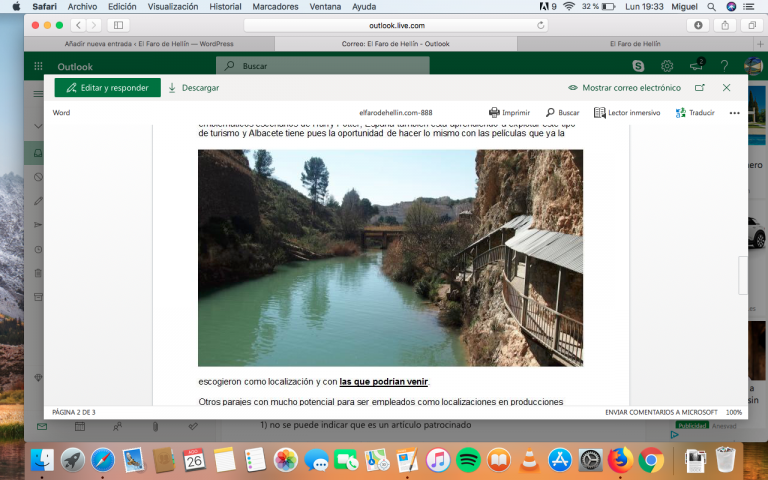El grupo municipal del Partido Popular insiste en la importancia de poner en valor los recursos naturales de la comarca de Hellín