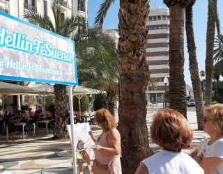María Jesús López continúa su “tournée”  en Alicante para presentar la campaña #Hellíntesuena