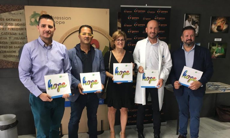 El Hospital de Hellín acoge la exposición “Expression of Hope” sobre enfermedades raras, con obras realizadas por los propios pacientes