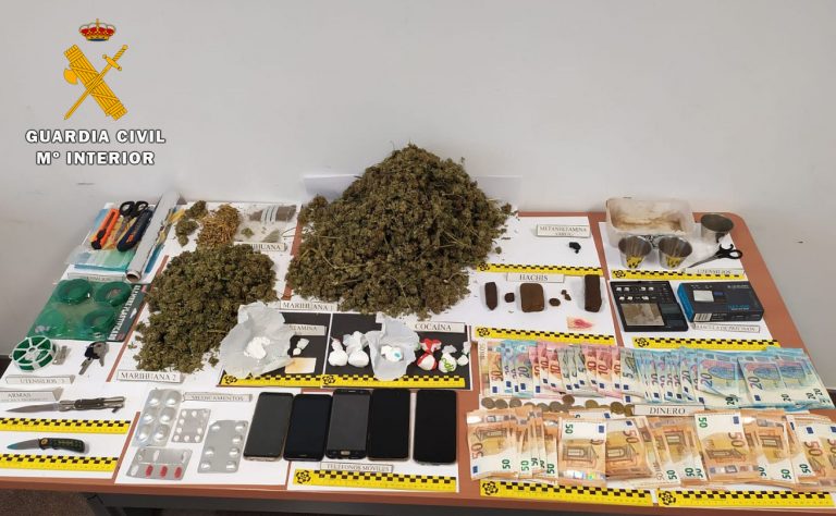 Detenidas 6 personas y desactivado un importante punto de venta de drogas en Tobarra