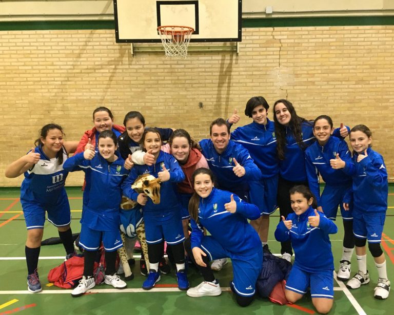 Disputado triunfo del equipo Alevín femenino del ADB Hellín en la Roda