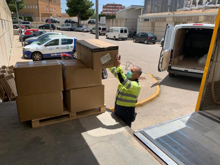 La GAI de Hellín recibe 17.350 mascarillas y 100 test rápidos de detección del Coronavirus