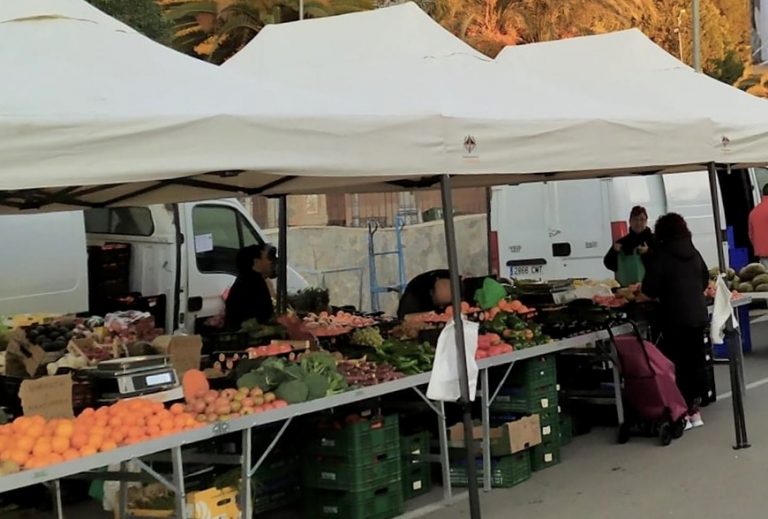 El mercadillo semanal podría abrirse el próximo miércoles