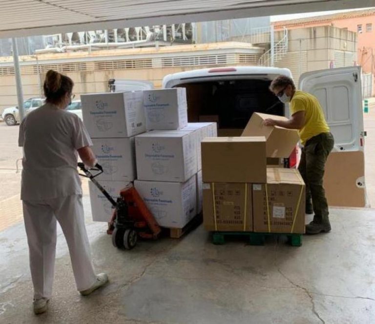 Nuevo envío del SESCAM de material de protección contra el coronavirus para la provincia de Albacete