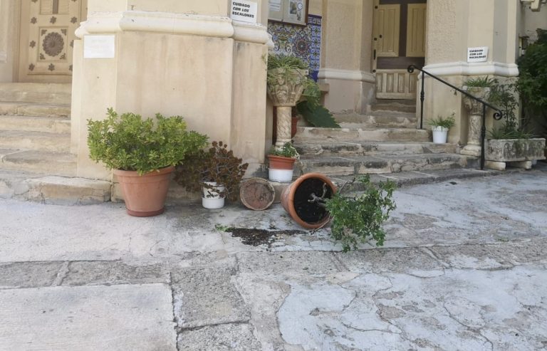 Vandalismo en el Santuario de Nuestra Señora del Rosario