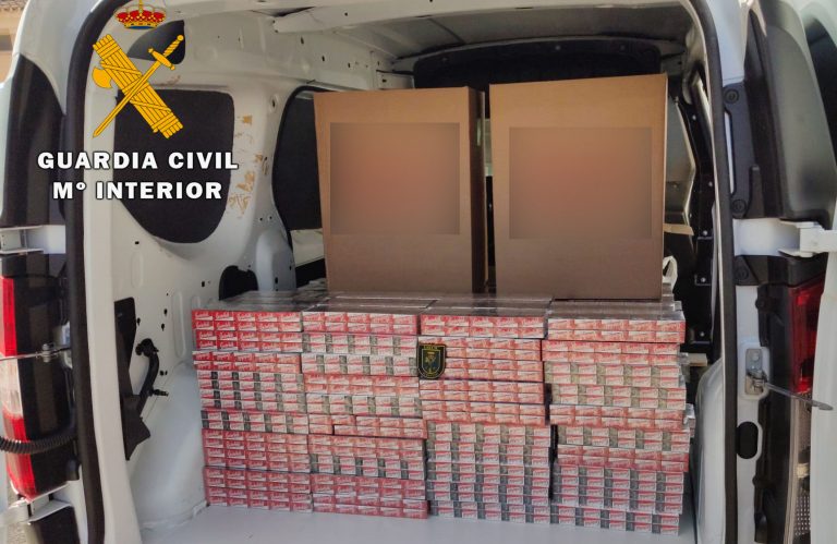 Intervenidas 3.000 cajetillas de tabaco sin precinto fiscal en el término municipal de Hellín
