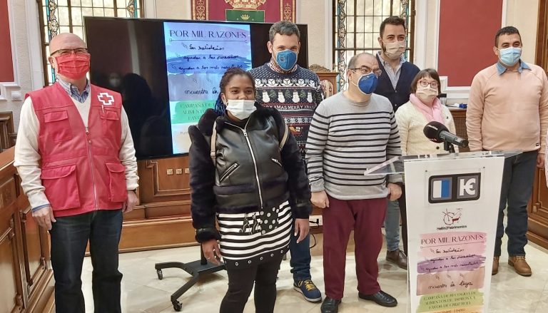 Con el lema “Por mil razones” Cruz Roja y ASPRONA inician una campaña de recogida de alimentos
