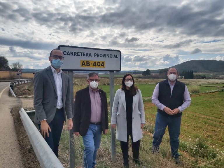 Visita del vicepresidente de la Diputación a las carreteras comarcales del municipio