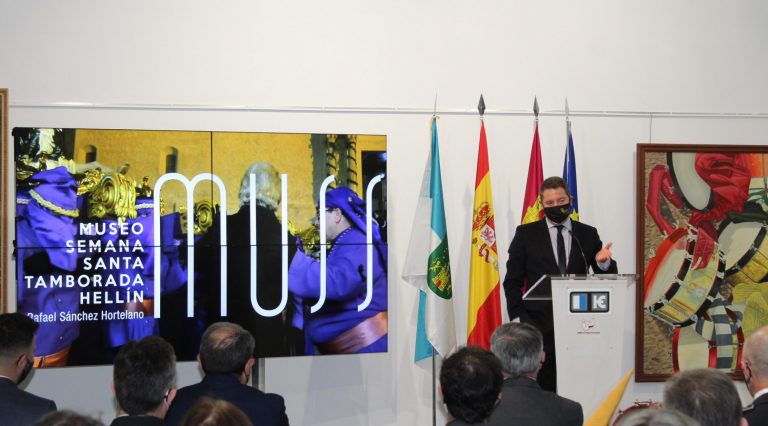 Emiliano García-Page inaugura el Museo de Semana Santa y Tamborada de Hellín