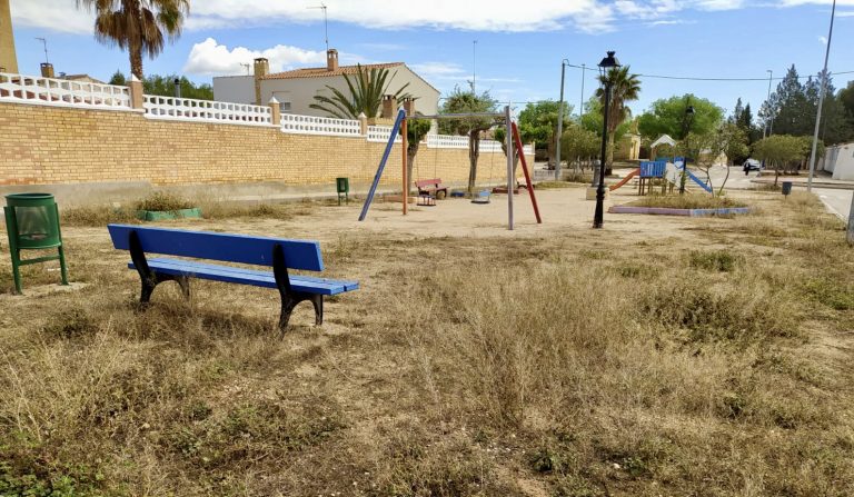 El PP pide al gobierno socialista que adecente el parque de Mingogil