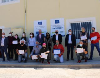 Entrega de los certificados de profesionalidad a nueve alumnos especializados en Albañilería