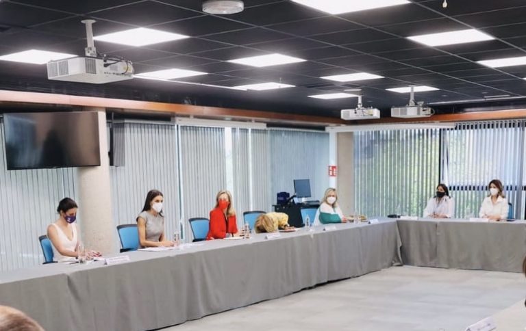 Las responsables de AMEDHE, invitan, en nombre del Ayuntamiento, a los Reyes de España a visitar Hellín
