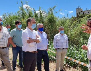 Francisco Tierraseca destaca que las compensaciones por las filtraciones del Talave atienden una demanda de los regantes hellineros de más de 40 años