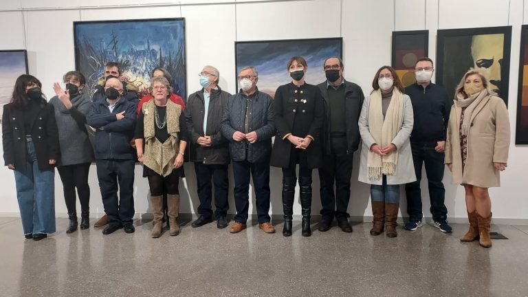 Inauguración de la exposición colectiva de Artistas Plásticos de Hellín y su comarca