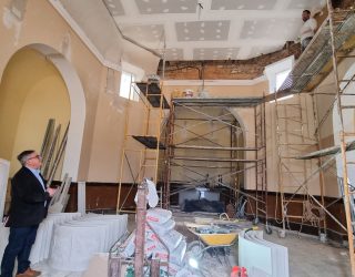 Las obras de la ermita del Calvario continúan a buen ritmo