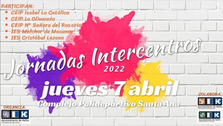 Jornadas Intercentros 2022 con la participación con tres centros de primaria y dos de secundarias