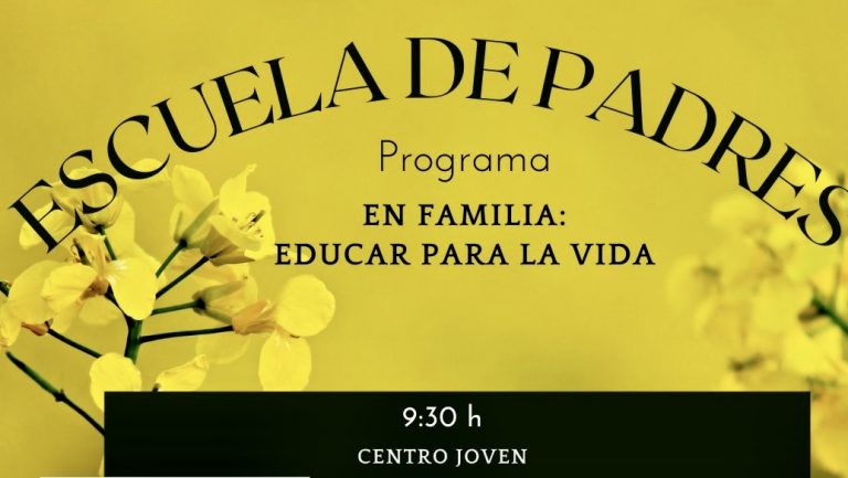 El Ayuntamiento de Hellín organiza una Escuela de Padres para concienciar sobre el consumo de drogas