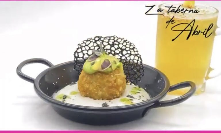 La tapa “Patatas Rodas con sus boquerones y su cervecita”, ganadora de la 5º edición de “Tapeando por Hellín”