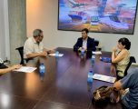 La Plataforma Ciudadana Para el Tren en Hellín se reúne con el consejero de Fomento de la Región de Murcia