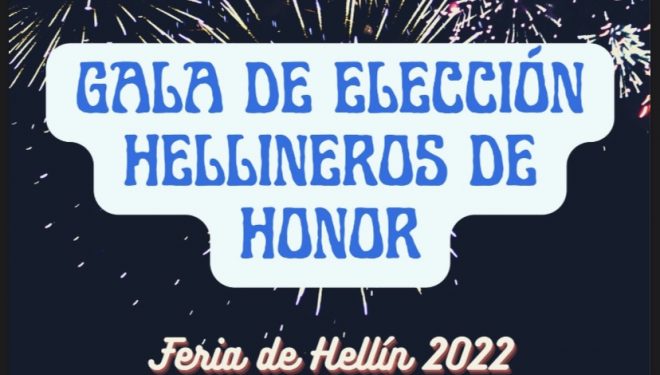 Gala de la elección de los Hellíneros y Hellineras de Honor