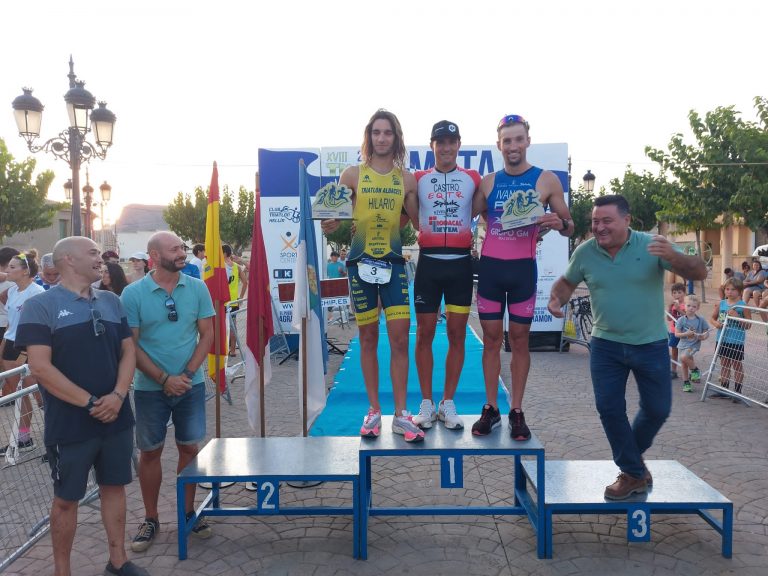 El apagón, deslució, lógicamente, la XVIII edición del Triatlón “Valle de Agramón”
