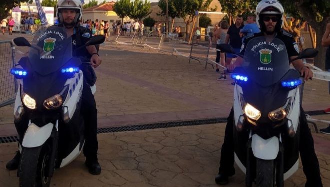 Satisfacción en la Jefatura de Policía Local por el desarrollo del operativo de las Fiestas Patronales en las pedanías de Minas, Cancarix y Agramón