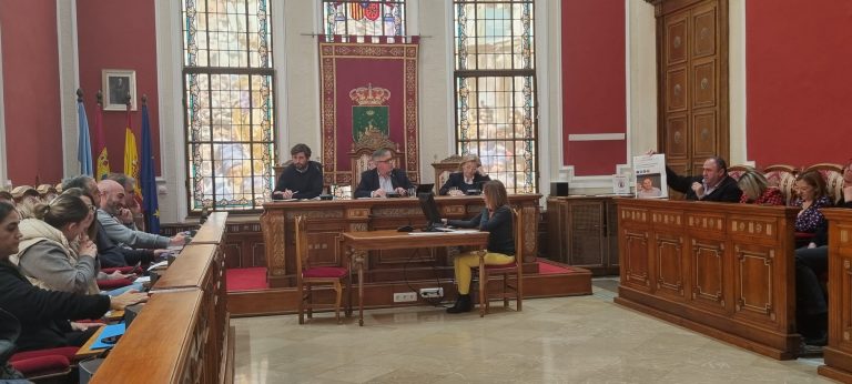 El Pleno del Ayuntamiento aprueba una moción contra la violencia de género, con el voto en contra de Vox